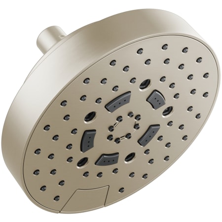 Brizo Essential 1.5 GPM Multi Function Shower Head with H2Okinetic and Touch Clean Technologies Brilliance Brushed Nickel