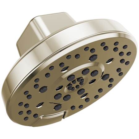 Brizo Levoir 2.5 GPM Multi Function Shower Head with H2Okinetic Technology Brilliance Polished Nickel