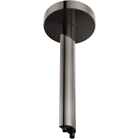 Brizo Roccesco 12" Ceiling Mount Shower Arm and Flange Brilliance Black Onyx