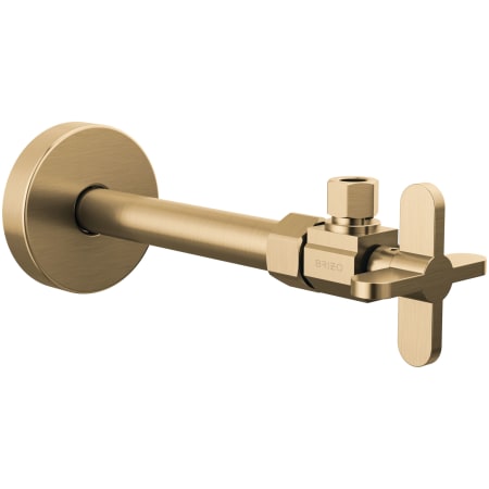 Brizo Odin Angled Supply Stop Valve with Cross Handle - Less Supply Line Luxe Gold
