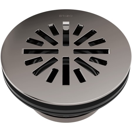 Brizo 4" Prefab Round Shower Drain Brilliance Black Onyx