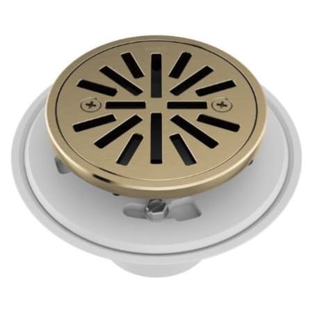Brizo 4" Tile-In Round Shower Drain Luxe Gold