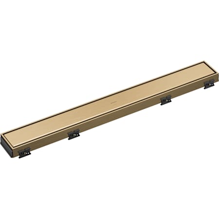 Brizo 24" Reversible Linear Shower Drain with Dual Grate Installation - Less Rough In Luxe Gold