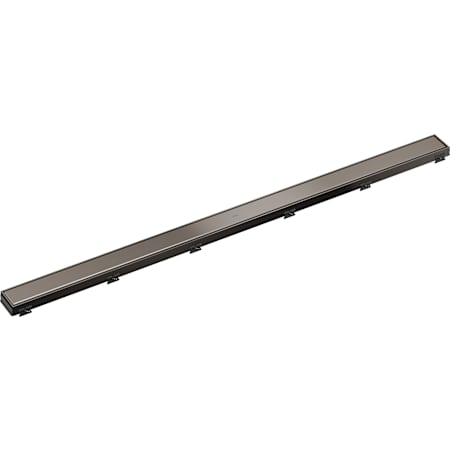 Brizo 48" Reversible Linear Shower Drain with Dual Grate Installation - Less Rough In Brilliance Black Onyx