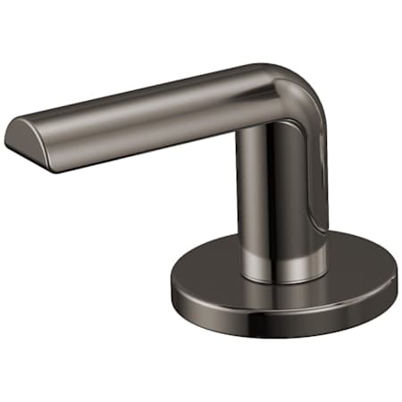 Brizo Roccesco Widespread Lavatory Bent Lever Handle Kit Brilliance Black Onyx