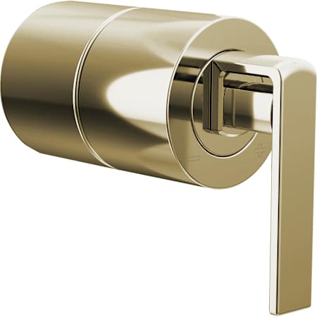 Brizo Frank Lloyd Wright Pressure Balance Valve Trim Handle Kit - Gap Lever Brilliance Polished Nickel