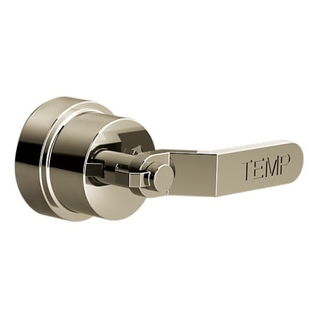 Brizo Litze Handle Kit for Sensori Thermostatic Valve Trim - Industrial Lever Handle Brilliance Polished Nickel