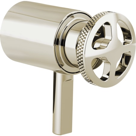 Brizo Litze Handle Kit for Thermostatic Valve Trim with Integrated Volume Control - Wheel Handle Brilliance Polished Nickel