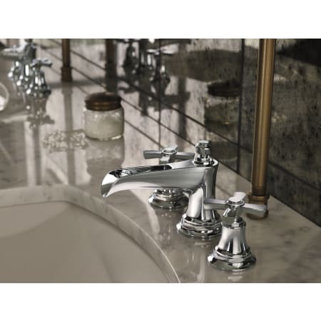 Brizo-HX5361-Installed Faucet in Chrome with Cross Handles