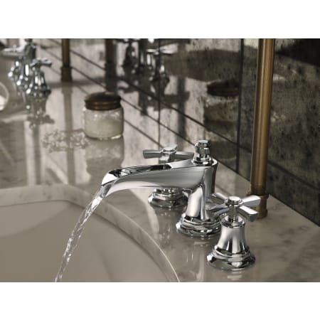 Brizo-HX5361-Running Faucet in Chrome with Cross Handles