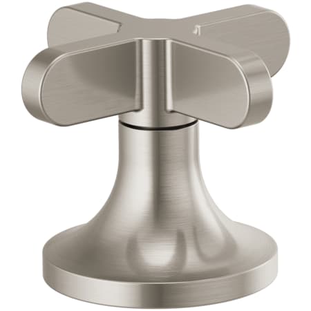 Brizo Widespread Lavatory Low Cross Handles Only Brilliance Brushed Nickel