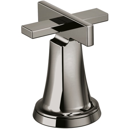 Brizo Levoir Widespread Faucet Tall Cross Handle Kit - Set of 2 Brilliance Black Onyx