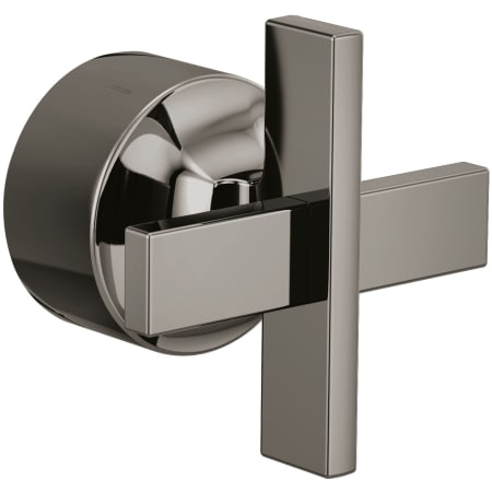 Brizo Levoir Pressure Balance Single Cross Handle Kit Brilliance Black Onyx