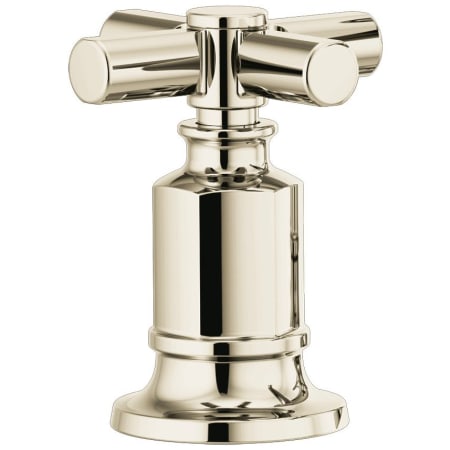 Brizo Invari Roman Tub Filler Cross Handle Kit - Limited Lifetime Warranty Brilliance Polished Nickel