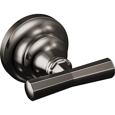 Brizo Beauclere Cross Handles for Wall Mounted Tub Filler Brilliance Black Onyx