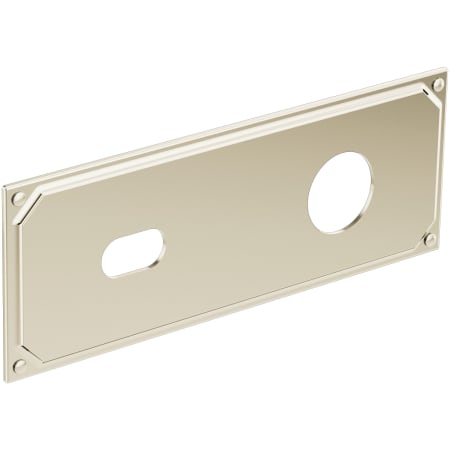Brizo Invari Wall Mounted Lavatory Escutcheon Plate Brilliance Polished Nickel