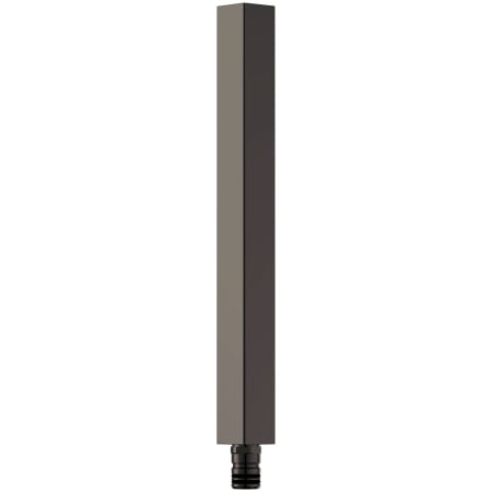 Brizo Essential Square Shower Column 6" Arm Extension Brilliance Black Onyx