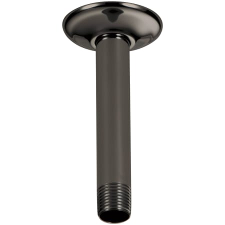 Brizo Essential 6" Ceiling Mounted Shower Arm and Flange Brilliance Black Onyx