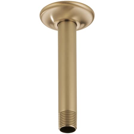 Brizo Essential 6" Ceiling Mounted Shower Arm and Flange Luxe Gold