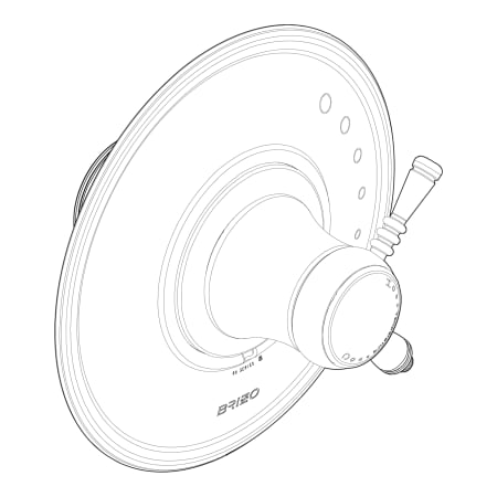 Brizo 1900 Conversion Trim Kit Brilliance Brushed Nickel