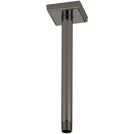 Brizo Essential 10" Ceiling Mounted Shower Arm and Square Flange Brilliance Black Onyx