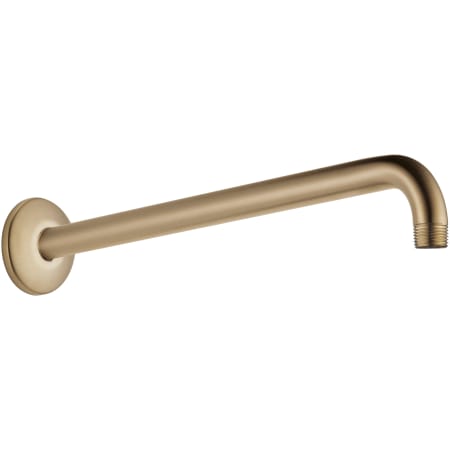 Brizo Essential 16" Wall Mounted Shower Arm and Flange Luxe Gold