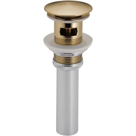 Brizo 1-5/8" Push Button Drain Assembly with Overflow Luxe Gold