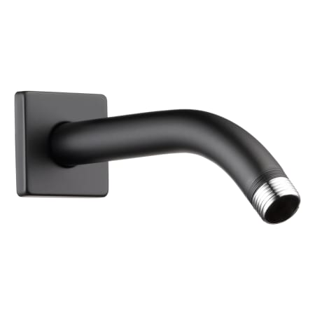 Brizo Essential 7" Wall Mounted Shower Arm and Square Flange Matte Black