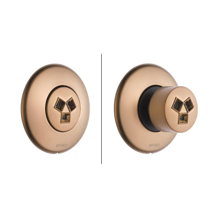 Brizo-SH84102-With T84613 Trim in Brilliance Brushed Bronze