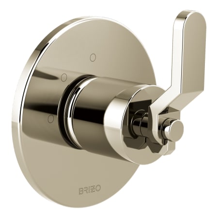 Brizo Litze Three Function Diverter Valve Trim Less Rough-In Valve - Two Independent Positions, One Shared Position Brilliance Polished Nickel