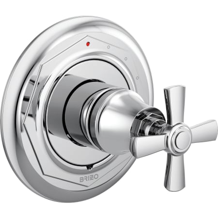 Brizo Rook Single Function Pressure Balanced Valve Trim Only with Single Cross Handle - Less Rough In Chrome