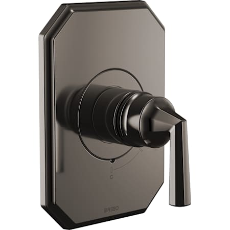 Brizo Beauclere Pressure Balanced Valve Trim Only - Less Handle and Rough In Brilliance Black Onyx