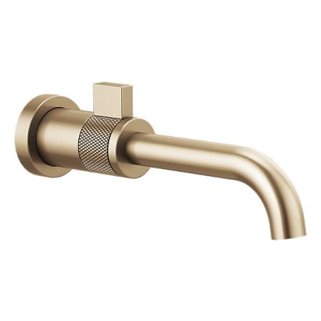 Brizo Litze 1.2 GPM Wall Mounted Single Hole Bathroom Faucet - Less Rough In and Drain Assembly Luxe Gold