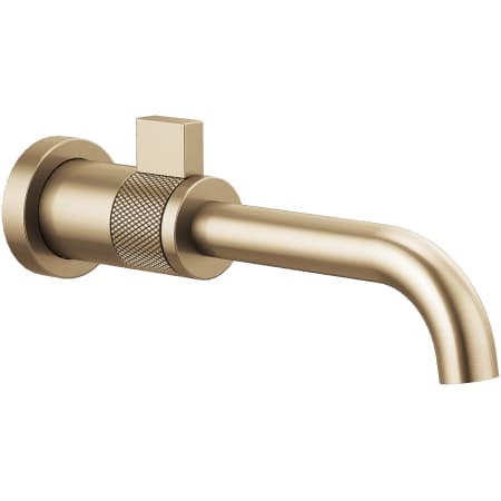 Brizo Litze 1.5 GPM Wall Mounted Single Hole Bathroom Faucet - Less Rough In and Drain Assembly Luxe Gold