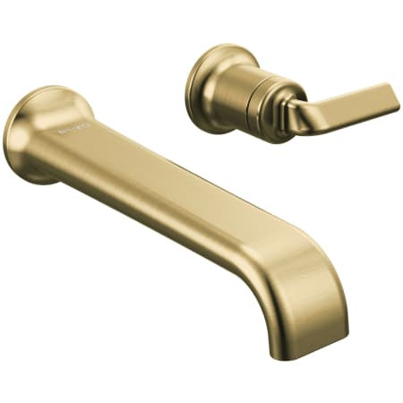 Brizo Allaria 1.2 GPM Single Handle Wall Mounted Bathroom Faucet - Less Handle and Rough In Luxe Gold