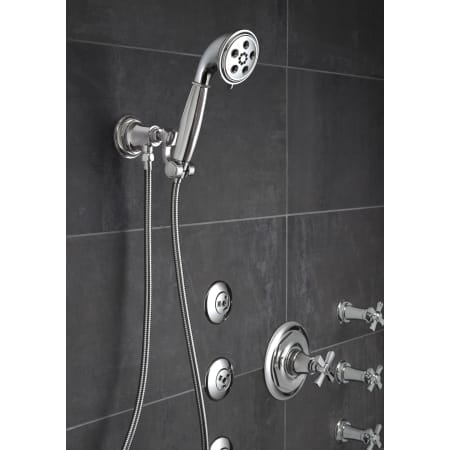 Brizo-T66T061-Installed Handshower with Body Sprays in Chrome