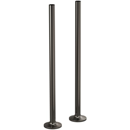 Brizo Floor Mounted Tub Filler Risers - Less Rough In Brilliance Black Onyx