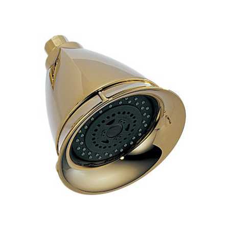 Brizo Essential 1.75 GPM Multi Function Shower Head Brilliance Brass
