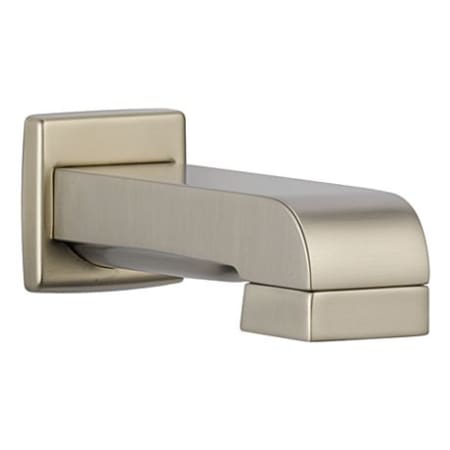 Brizo 6-1/4" Pull-Down Diverter Tub Spout Brilliance Brushed Nickel