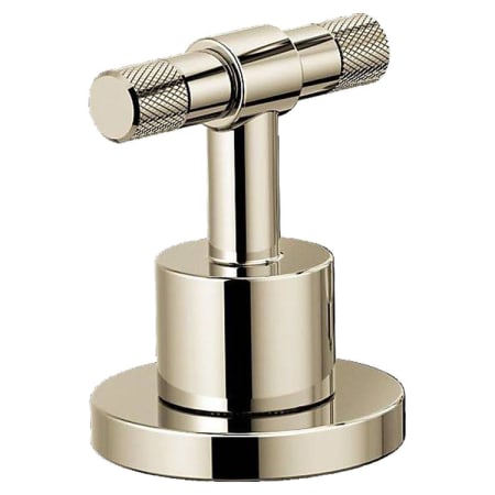 Brizo Litze T Lever Handles for Widespread Bathroom Faucet Brilliance Polished Nickel