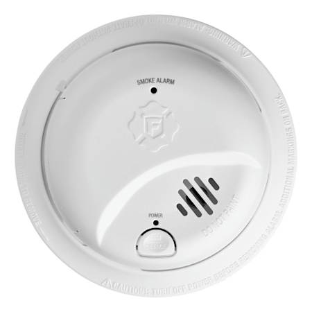 BRK Brands Battery-Operated Smoke Alarm White