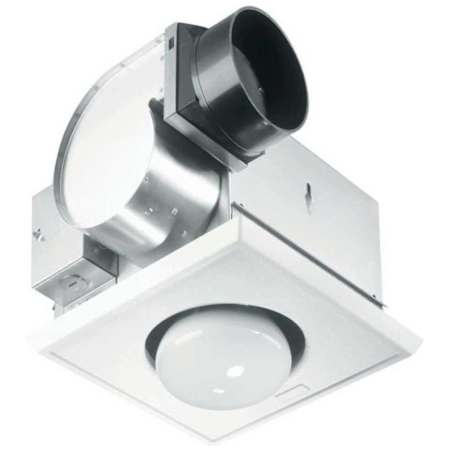 Broan 70 CFM 4 Sone Ceiling Mounted Bath Fan White