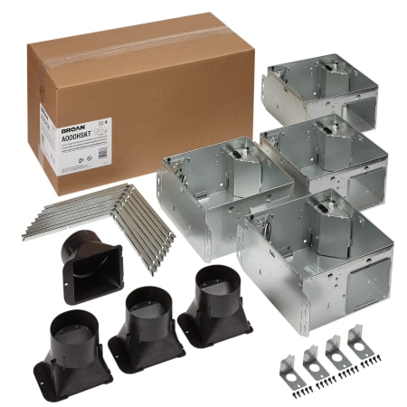 Broan Flex™ Humidity Sensing Exhaust Fan Housing Project Pack with Flange Kit - Pack of 4 N/A