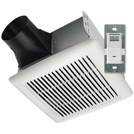 Broan Flex 110 CFM 1 Sone Ceiling Mounted Energy Star Certified Bath Fan White