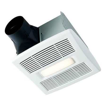 Broan InVent 80 CFM 0.7 Sone Ceiling Mounted Energy Star Certified Bath Fan White