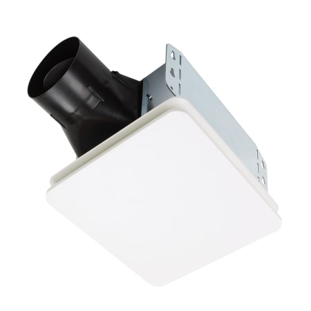 Broan Roomside 80 CFM 1.5 Sone Ceiling Mounted Energy Star Certified Bath Fan with EZDuct™ Connector and SlideClip™ Grille Technology White