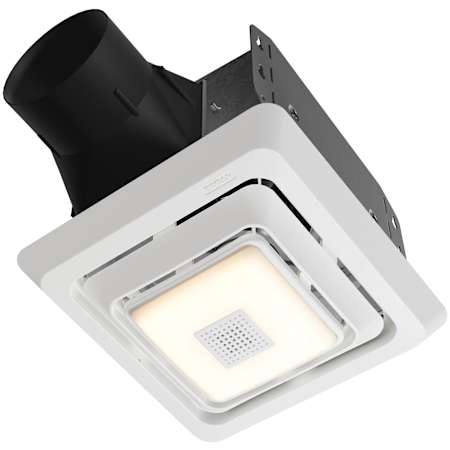Broan Roomside 70 CFM 2 Sone Ceiling Mounted Energy Star Certified Bath Fan White