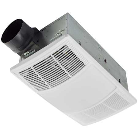 Broan 80 CFM 1.5 Sone Ceiling Mounted Bath Fan with LED Lighting White