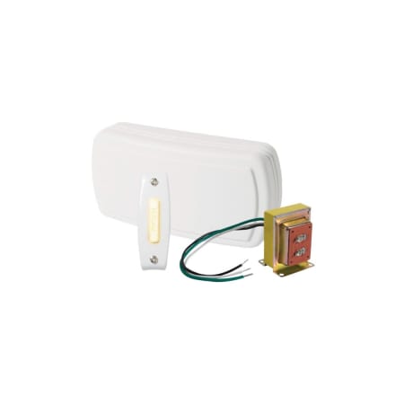 Broan Two-Note Door Chime with One Lighted Push Button - Pack of 12 White