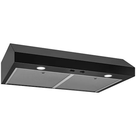 Broan GLA1 Series 130 - 350 CFM 30 Inch Wide Under Cabinet Range Hood with EZ1 Brackets Black